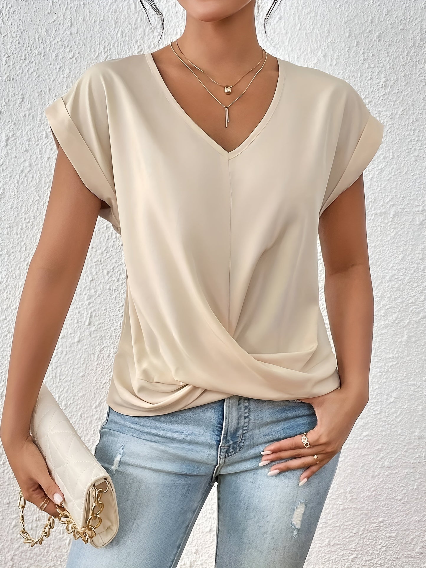 Sophie™ | T-shirt casual con scollo a V a cuore
